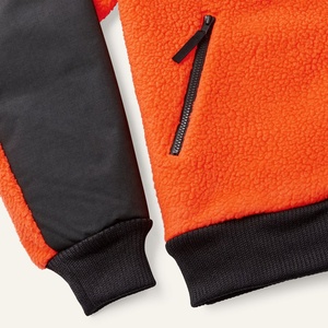 เสื้อแจ็คเก็ตขนแกะเชอร์ปาสำหรับผู้ชายขนาดใหญ่โอเวอร์ไซส์มีซิป2024โลโก้ออกแบบได้ตามต้องการสำหรับฤดูหนาว - Product Image 5