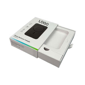 High Quality Recyclable <b>Foldable</b> Electronic Accessories Cardboard Paper <b>Box</b> Packaging for Travel Charger Power Bank - Product Image 6