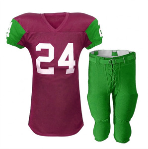Uniforme de football américain personnalisé haute performance, 100% polyester, léger, conçu pour une sécurité et un confort maximum, respirant - Product Image 2