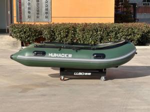 Bote Inflable <span class=keywords><strong>de</strong></span> PVC y Aluminio <span class=keywords><strong>de</strong></span> 270 cm, el Más Vendido, para Pesca, con Asiento <span class=keywords><strong>de</strong></span> Metal, <span class=keywords><strong>Remos</strong></span>, Bomba <span class=keywords><strong>de</strong></span> Pie, Ancla y Correa <span class=keywords><strong>de</strong></span> Amarre - Product Image 4