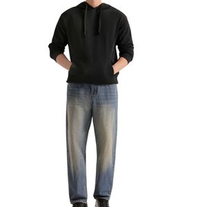 Custom Pullover Hoodie Men Heavyweight Cotton Fleece Sweatshirt OEM ODM Streetwear Apparel Manufacturer Supplier - Product Image 4
