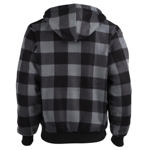 High Quality Autumn Bomber Flannel Clothing with Zipper Closure Regular Fit Windproof Men'<b>s</b> <b>Jackets</b> - Product Image 4