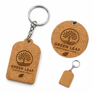 Llavero de Corcho de Vino Personalizado con Logotipo Grabado con Láser, Anillo de Corcho Natural, Recuerdo de Bodega, Recuerdo de Boda, Regalo para Amantes del Vino, Venta al por Mayor - Product Image 4