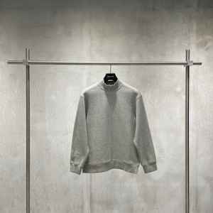 Hoodie en coton 100% de haute qualité, 345 g/m², surdimensionné, tricoté, style streetwear, lourd, avec logo personnalisé, col montant, doublure polaire, pour l'hiver - Product Image 5