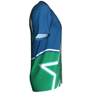 Maillot de football à manches courtes léger et de haute qualité, séchage rapide, unisexe, personnalisable, service OEM, 100% polyester, vente chaude - Product Image 4