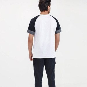 T-shirt uni pour homme, col rond, manches courtes, t-shirts pour homme, coton premium, t-shirts à col rond - Product Image 6
