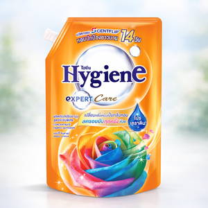 Adoucissant textile Hygiene Happy Sunshine, adoucissant liquide pour les vêtements, pour les machines à laver et le lavage à la main, nettoyant pour tissus - Product Image 1