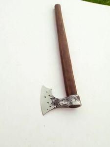 Handmade Industrial Grade Carbon Steel <b>Axe</b> <b>wood</b> Handle Survival Leather Hatchet Forged Artisan <b>Axe</b> - Product Image 4