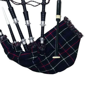 Superbe ensemble écossais de dudelsacks Highland pleine taille avec étui rigide Rose, finition en bois de rose, pour la pratique et la performance, pour les fanfare - Product Image 3