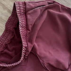 Pantalon décontracté délavé à l'acide, impression sérigraphiée personnalisée, survêtement vieilli, pantalon de survêtement évasé à cordon, pantalon de survêtement vintage délavé à l'acide pour homme - Product Image 4