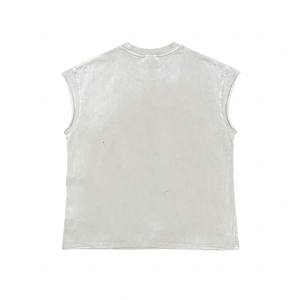 Camiseta sin mangas extragrande personalizada, 100% algodón jersey, tela suave, estilo vintage, con estampado gráfico, para unisex. - Product Image 2