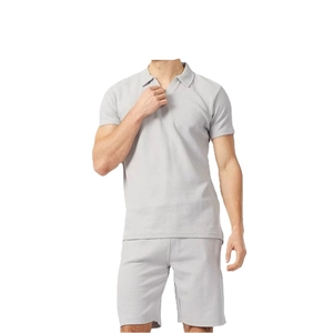 Ensemble de t-shirts à manches courtes pour homme, coupe classique, de haute qualité, en coton respirant, vêtements décontractés pour homme, été, logo personnalisé - Product Image 2