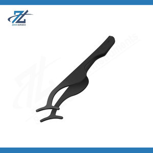 Pince à épiler pour extensions de cils à prise souple, en acier inoxydable, antistatique, à pointe fine, applicateur de cils, outil de beauté de précision, professionnel - Product Image 6