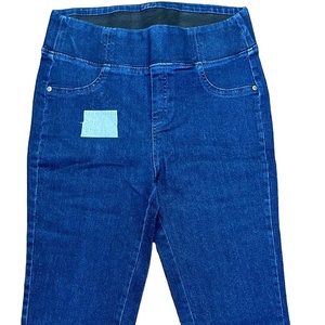 Long Mid High Waist Sweet <b>Summer</b> Washed Breathable Denim Straight Style Jean <b>Pants</b> for <b>Women</b> Casual Wear - Product Image 1