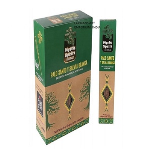 Incienso Tribal Soul Palo Santo Black Sage, Aromático, Hecho a Mano en India, Paquete HD - Product Image 1