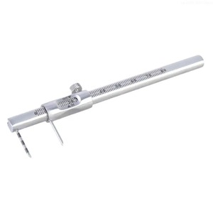 Calibre osseux chirurgical dentaire en acier Castroviejo BSI-RE-8521, poignée ergonomique, 12 positions de mâchoires, certifié CE Classe II, manuel - Product Image 2