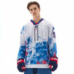 Camiseta de Hockey Sublimada de Manga Larga para Mujer, Personalizada 2026, para Entrenamiento, Unisex - Product Image 3