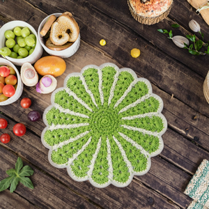 Nouveau Set de Table Décoratif Isolant Thermique en Papier Naturel et Raphia, Fait Main au Crochet – Fabrication Chinoise Haut de Gamme - Product Image 6