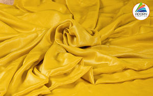 ADORN CREATION Tissu en velours métallique 100% polyester, poids moyen, teint uni, articles en stock pour robes de mariée et costumes pour femmes - Product Image 2