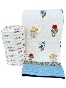 Edredones de Algodón Estampados a Mano con Bloques de Madera, Hechos a Medida, Ideales para la Reventa por Tiendas de Textiles para el Hogar y Artículos de Decoración - Product Image 2