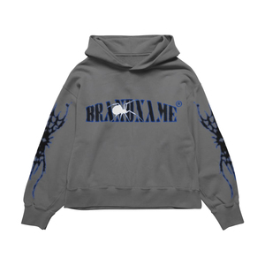 Conjunto de Sudadera con Capucha y Pantalones Deportivos Extra Grandes de Felpa para Hombre, Estilo Vintage, Lavado Desgastado, Ropa Deportiva Urbana, con Logotipo Personalizado, Gorro, Atuendo de Invierno, Tallas S-4XL - Product Image 2