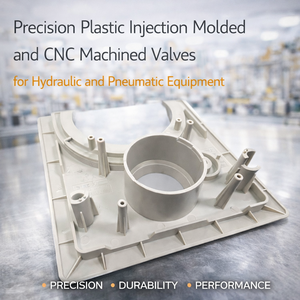 Válvulas de Precisión Moldeadas por Inyección de Plástico y Mecanizadas por CNC con Color y Logotipo Personalizados para Equipos Hidráulicos y Neumáticos - Servicio OEM - Product Image 3