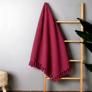 Woven Solid Cotton <b>Throw</b> Blanket Soft Lightweight Breathable <b>Sofa</b> <b>Cover</b> Bed <b>Throw</b> Handmade Natural Cotton Home Decor Use - Product Image 4