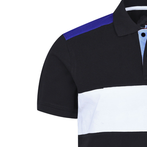 Nueva Llegada: Camisetas Polo de Manga Corta para Hombre, Diseño de Paneles, 100% Algodón, Disponibles en Colores y Logotipo Personalizados, Alta Calidad - Product Image 3