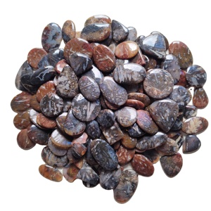 100% Naturel Rouge Cristal Diamant Bâton Agate Haute Qualité Lâche Cabochon Guérison Fabrication de Bijoux en Tailles de Forme Mixtes - Product Image 1