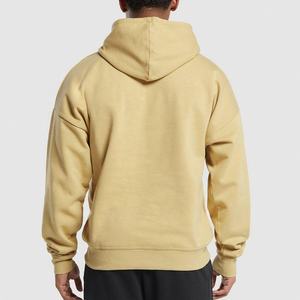 Sweat à capuche oversize vierge personnalisé avec logo OEM, 400 g/m², 100 % coton, hiver, homme, broderie, prix raisonnable - Product Image 1