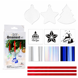 Kit de Adornos DIY de Acrílico con Forma Irregular, Estilo Festivo, para Colgar - Product Image 2