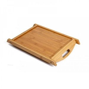 Bandeja de servir de madera resistente para servicio de catering comercial y uso profesional en restaurantes - Product Image 2