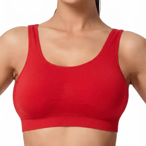 Brassière de sport respirante de haute qualité à bretelles longues et col carré, idéale pour le yoga et le fitness, avec coussinets amovibles - Product Image 2