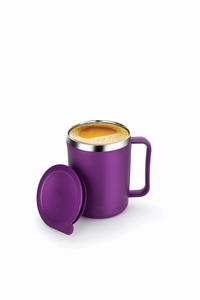 Durable stainless steel <b>coffee</b> tea mug <b>double</b> <b>wall</b> insulated drinkware <b>cup</b> for home office travel kitchen use premium utility - Product Image 2