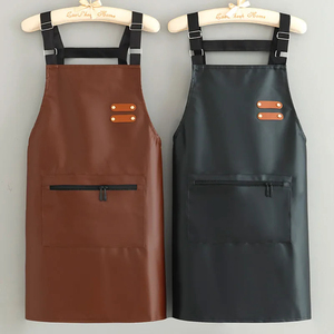G-favor Tablier de Barbier en Toile Personnalisé de Haute Qualité, Style Vintage et Élégant, Imperméable, avec Sangle en Cuir et Détection Numérique des Aiguilles - Product Image 4