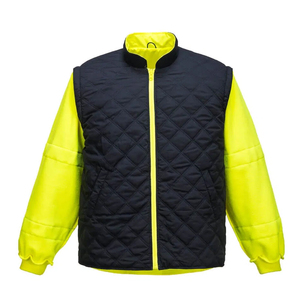 Uniforme de Seguridad Vial Reflectante Fluorescente de Alta Visibilidad Personalizado, Impermeable, de Poliéster, para Trabajo Nocturno, Profesional - Product Image 4