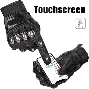 Guantes de Motociclismo de Cuero, Completos, Impermeables, Personalizables, Deportivos, para Motocross, Precio Económico, OEM Personalizado - Product Image 3