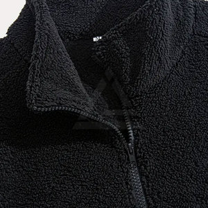 Outdoor Sherpa <b>Jacket</b> For Men Made <b>With</b> Soft <b>Fleece</b> Fabric Full Zip Design And Functional Pockets For Cold Weather Comfort - Product Image 3