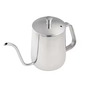 Modern Metal <b>Tea</b> Coffee Kettle <b>Pot</b> for Hot Water Serving Home Kitchen Use with Balanced Handle and Smooth Flow Spout - Product Image 5