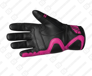 Guantes de Motocicleta Unisex de Cuero Vacuno con Protección Rígida en los Nudillos, para Carreras, Personalizables, Impermeables, con Pantalla Táctil y Cordón Ajustable - Product Image 4