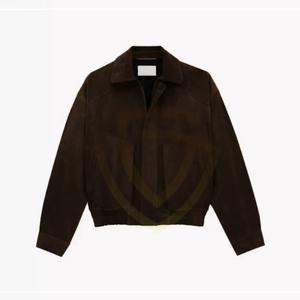 เสื้อแจ็คเก็ตผู้หญิงสำหรับฤดูหนาว ลายเรียบ แฟชั่นทันสมัย จากโรงงานโดยตรง เสื้อแจ็คเก็ตหนังกลับผู้หญิง - Product Image 1