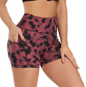 Shorts de détente taille mi-haute, coupe régulière, en tissu imperméable et respirant, teint uni, pour la maison, le sommeil et le confort quotidien - Product Image 4