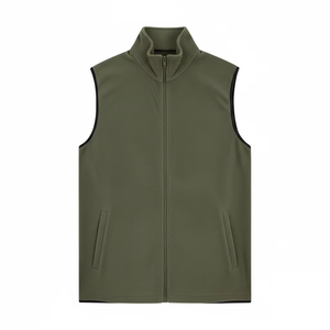 Gilet en toile doux, chaud et léger avec fermeture éclair intégrale, imperméable, à capuche, pour la chasse en extérieur, fournisseur de marque privée, hiver - Product Image 2