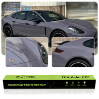 Film de protection photochromique TPU PPF violet anti-rayures, haute brillance, résistant aux UV, vinyle changeant de couleur, rouleaux mats pour voitures