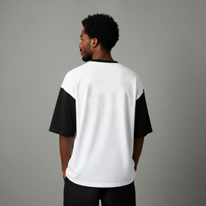 Premium Quality 100% Cotton <b>Men's</b> <b>T</b>-<b>Shirt</b> Custom Printed Logo Letter Worsted Summer Casual Breathable Eco-Friendly Quick Dry - Product Image 5