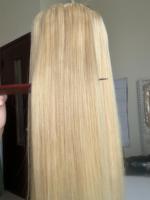 Offres Spéciales! Extensions de cheveux vierges à cuticules alignées Extensions de cheveux à plumes de haute qualité 100% Extensions de cheveux humains vierges couleur #613 #60