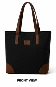 Bolsa de Compras Clásica de Algodón, Perfecta para el Uso Diario, Viajes y Compras, con Asas Cómodas y Material Suave y Resistente - Product Image 6