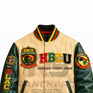 Veste universitaire légère pour homme HBCU, coupe confortable, veste universitaire personnalisée, veste de collège, veste universitaire sur mesure - Product Image 2