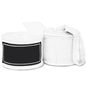 Bandes de maintien élastiques en coton pour les mains, pour l'entraînement de boxe, avec logo personnalisé, accessoires de sport et de fitness - Product Image 1