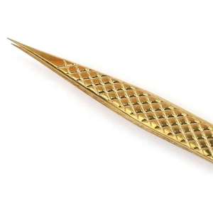 Pinzas para Pestañas Ovexa de Acero Quirúrgico, Duraderas, Agarre Perfecto, Uso en Salón, Empaque Personalizado, Incluye Bolsa - Product Image 2